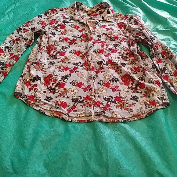 🌺 Calvin Klein Long Sleeve Blouse - Picture 3 of 12